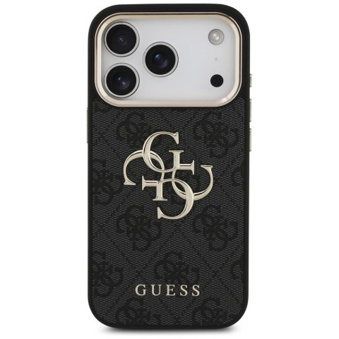 Etui Guess 4G Big 4G Classic Logo na iPhone 17 Pro / 18 Pro - czarno-złote