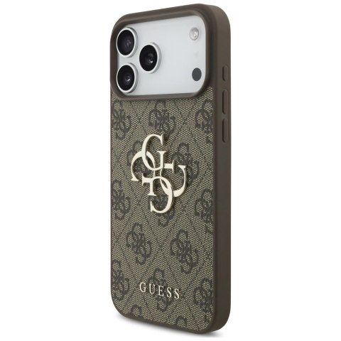 Etui Guess 4G Big Logo na iPhone 17 Pro / 18 Pro - brązowe