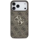 Etui Guess 4G Big Logo na iPhone 17 Pro / 18 Pro - brązowe