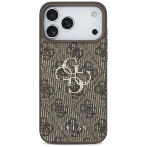 Etui Guess 4G Big Logo na iPhone 17 Pro / 18 Pro - brązowe