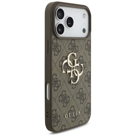 Etui Guess 4G Big Logo na iPhone 17 Pro / 18 Pro - brązowe