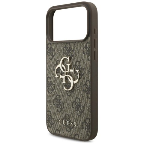 Etui Guess 4G Big Logo na iPhone 17 Pro / 18 Pro - brązowe