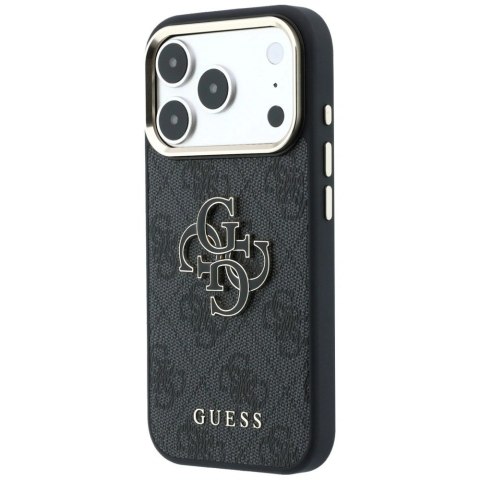 Etui Guess 4G & Big Resin Logo na iPhone 17 Pro Max / 18 Pro Max- czarne