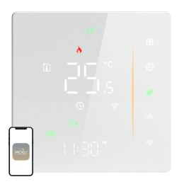 Termostat MOES WHT-006-GB-WH Wi-Fi do ogrzewania elektrycznego (biały)