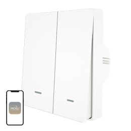 Włącznik światła MOES ZS-B-EU2 ZigBee 2-kanałowy