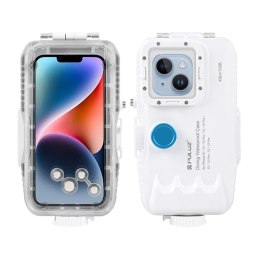 Etui Puluz wodoodporne 40m do iPhone z zaworem jednokierunkowym (biała)