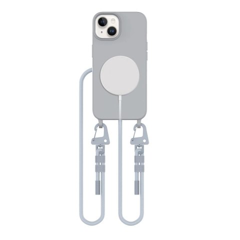 Etui Tech-Protect MagNecklace MagSafe na iPhone 15 - szare