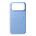 Etui na iPhone 18 Pro Max / 17 Pro Max Silicone Mag Cover zgodne z MagSafe (big hole) jasnoniebieskie