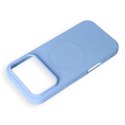 Etui na iPhone 18 Pro Max / 17 Pro Max Silicone Mag Cover zgodne z MagSafe (big hole) jasnoniebieskie
