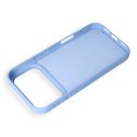 Etui na iPhone 18 Pro Max / 17 Pro Max Silicone Mag Cover zgodne z MagSafe (big hole) jasnoniebieskie