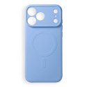 Etui na iPhone 18 Pro Max / 17 Pro Max Silicone Mag Cover zgodne z MagSafe (camera protection) jasnoniebieskie