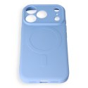 Etui na iPhone 18 Pro Max / 17 Pro Max Silicone Mag Cover zgodne z MagSafe (camera protection) jasnoniebieskie