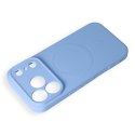 Etui na iPhone 18 Pro Max / 17 Pro Max Silicone Mag Cover zgodne z MagSafe (camera protection) jasnoniebieskie