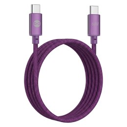 Forever kabel Vibe USB-C - USB-C 1,0 m 60W ciemna wiśnia