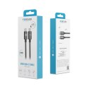 Forever kabel Vibe USB-C - USB-C 1,0 m 60W ciemny szary