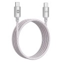 Forever kabel Vibe USB-C - USB-C 1,0 m 60W srebrny