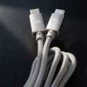 Forever kabel Vibe USB-C - USB-C 1,0 m 60W srebrny