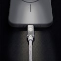 Forever kabel Vibe USB-C - USB-C 1,0 m 60W srebrny
