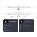 Słuchawki przewodowe Tech-Protect Ultraboost Core G4 USB-C - białe