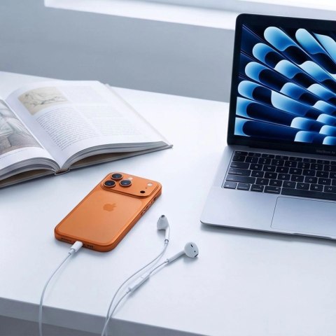 Słuchawki przewodowe Tech-Protect Ultraboost Core G4 USB-C - białe