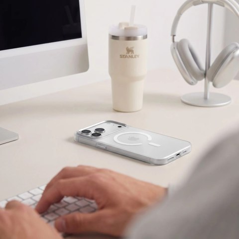 Etui Tech-Protect MagZero MagSafe na iPhone 17 Pro Max / 18 Pro Max - białe matowe