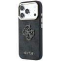 GUESS futerał do IPHONE 18 Pro / 17 Pro GUE005481 (PU FW Resin Logo) czarny