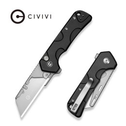 Nóż składany Civivi Pulsara Utility Black Aluminum, Stonewashed 6Cr13 (C24041F-1)