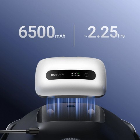 Bateria BoboVR BM60-1 6500 mAh do BoboVR M3 Pro+ i BoboVR M3 ze stacją ładującą - biała
