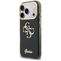 Etui Guess IML 4G Script Metal na iPhone 17 Pro / 18 Pro - czarne