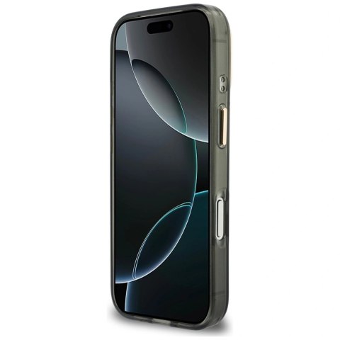 Etui Guess IML 4G Script Metal na iPhone 17 Pro Max / 18 Pro Max - czarne