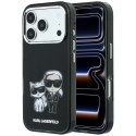 Etui Karl Lagerfeld Smooth Karl & Choupette Bodies Sketch MagSafe do iPhone 18 Pro / 17 Pro - czarne