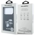 Etui Karl Lagerfeld Smooth Karl & Choupette Bodies Sketch MagSafe do iPhone 18 Pro / 17 Pro - czarne