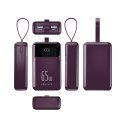 Forever power bank Vibe-TB65 PD QC 65W 20000 mAh ciemna wiśnia