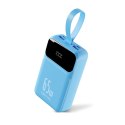 Forever power bank Vibe-TB65 PD QC 65W 20000 mAh jasnoniebieski