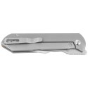 Nóż składany Kizer Harpoon Fold Gray Titanium, Stonewashed Elmax by Maverick Customs (Ki4784A1)
