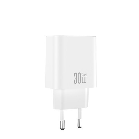 XO ładowarka sieciowa CE41 PD 30W 1x USB-C biała + kabel USB-C - USB-C