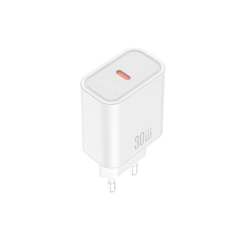 XO ładowarka sieciowa CE41 PD 30W 1x USB-C biała + kabel USB-C - USB-C