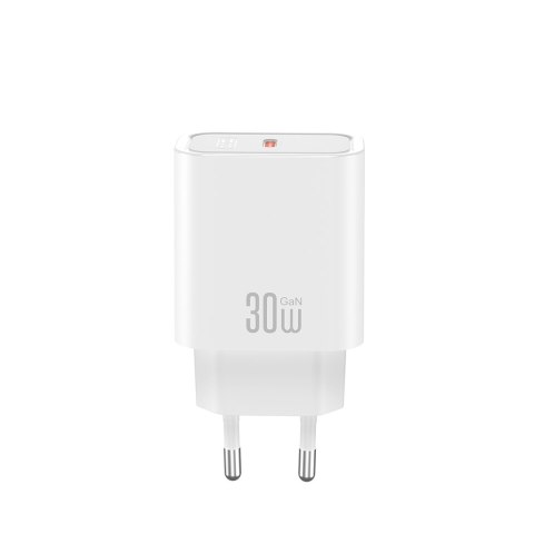XO ładowarka sieciowa CE41 PD 30W 1x USB-C biała + kabel USB-C - USB-C