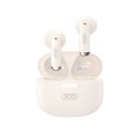 XO słuchawki Bluetooth G50 TWS beżowe