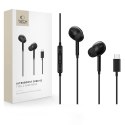 Słuchawki przewodowe Tech-Protect Ultraboost Core G3 USB-C - czarne