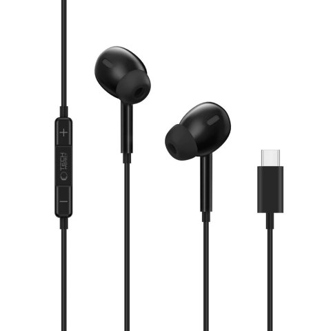 Słuchawki przewodowe Tech-Protect Ultraboost Core G3 USB-C - czarne