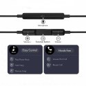 Słuchawki przewodowe Tech-Protect Ultraboost Core G3 USB-C - czarne