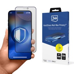 Szkło hartowane 3mk HardGlass Matt Max Privacy na Apple iPhone 16 Pro Max