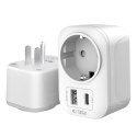 Adapter Tech-Protect TA100 US - biały