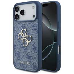 Etui Guess 4G Big Logo na iPhone 17 Pro Max / 18 Pro Max - niebieskie
