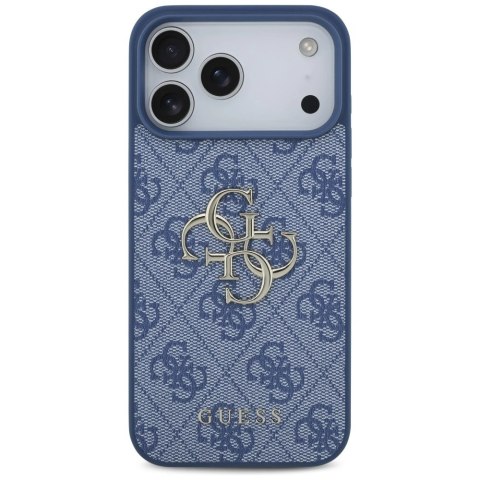 Etui Guess 4G Big Logo na iPhone 17 Pro Max / 18 Pro Max - niebieskie