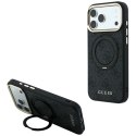Etui Guess Ring Stand 360 4G Classic Logo MagSafe na iPhone 17 Pro Max / 18 Pro Max - czarne