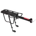Bagażnik rowerowy Wozinsky na rowery 22-27" regulowany do 50 kg - czarny