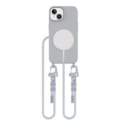 Etui Tech-Protect MagNecklace MagSafe na iPhone 14 - szare
