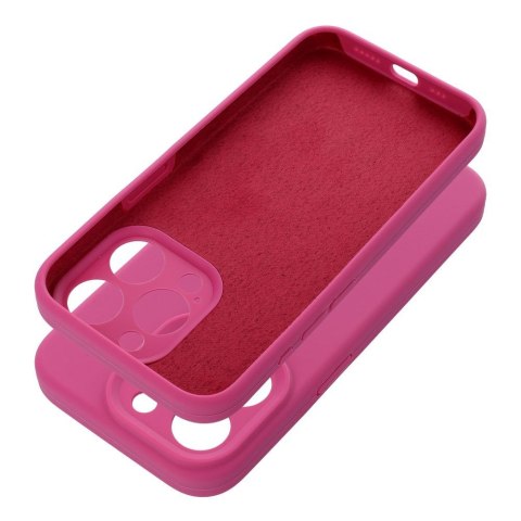 Etui na iPhone 18 Pro / 17 Pro Silicone 2mm (camera protection) różowe